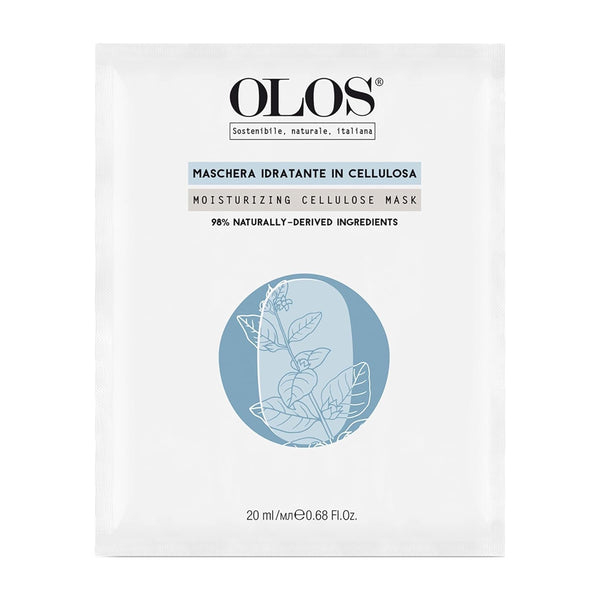Moisturizing Cellulose Mask, 0.67 oz - Sheet Masks with Indian Ginseng, Hyper-Fermented Aloe - Antioxidant, Protective and Hydrating Face Mask