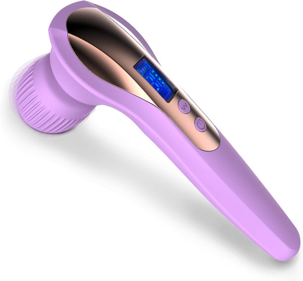 Upgraded LCD Display Personal Handheld Vibrating Massager-19 Mode 4 Speed Cordless Portable