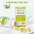 DHA & Omega Softgels for Adults - with Phosphatidylserine, Walnut Oil & Omega-3 - 90 Softgels