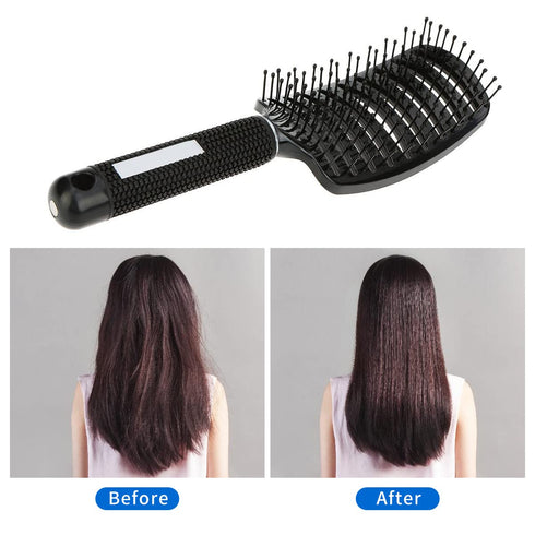 Vent Blow Dryer Hair Brush - Women Thick Long Curly Paddle Detangling Tool