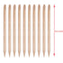 Sowaka 50 Pcs Orange Wood Sticks, Natural Double-Sided Mini Cuticle Pusher Remover Tool Kit for Manicure