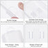 Transparent Toothbrush Case 2 Packs, Travel Size Plastic Holder, 7.87 x 2.36 x 1.18 inches, Portable for 2 Toothbrushes