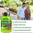 NATURELO Vegan Zinc Immune Support Capsules, Whole Food Complex with Vitamin C, 120 Capsules
