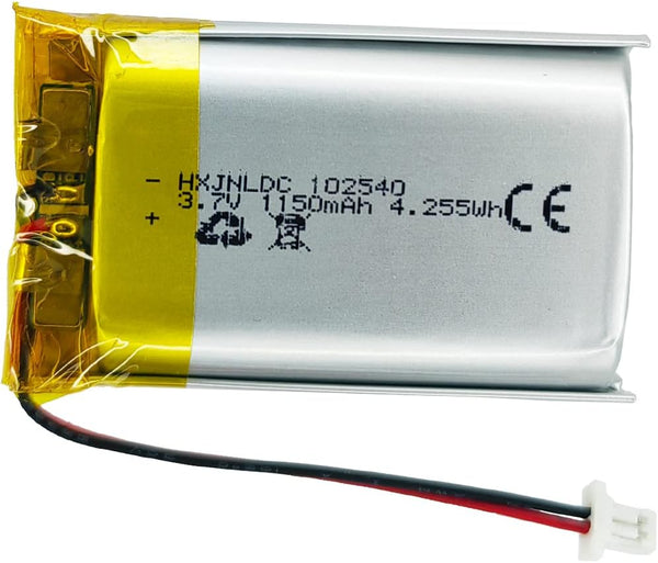 DC 3.7V 1150mAh 102540 Rechargeable Polymer Lithium Battery for Sena 50S Bluetooth Headset
