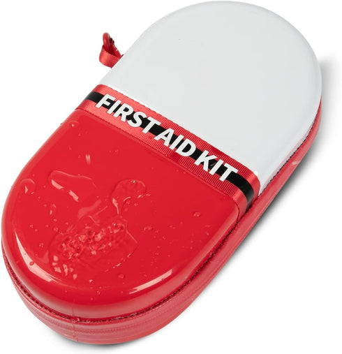 First Aid Kit - Upgraded Waterproof Pill Case with 180 Pcs Emergency Care Supplies, Small Sized for Car, Home, Travel,