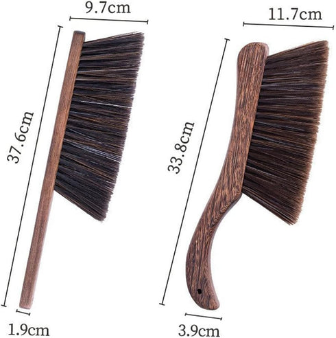 Kakamono 2PCS Hand Broom Cleaning Brushes-Soft Bristles Dusting Brush for Cleaning