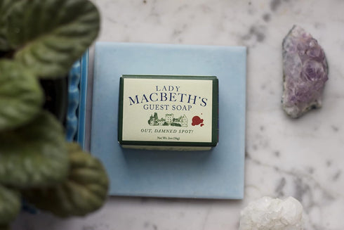 The Unemployed Philosophers Guild Shakespeare Lady Macbeth's Guest Soap, 2oz (56g) Travel or Hotel Sized