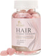 Sugar Free Hair Vitamins Gummies - 60 Gummies - with Biotin 5000 mcg, Vitamin A, B12, C, D, E