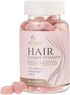 Sugar Free Hair Vitamins Gummies - 60 Gummies - with Biotin 5000 mcg, Vitamin A, B12, C, D, E