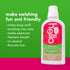 Hello Natural Watermelon Flavor Kids Mouthwash, Fluoride Free, Alcohol Free, Vegan, 16 Fl Oz (Pack of 3)