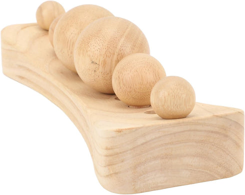 Premium Beech Wood Massage Stretcher for Lumbar and Pelvic Relief - Ideal for Neck, Back, Hip, Shoulder, and Calf