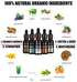 ISNER MILE 5 Pack Beard Oil Set - Leave in Conditioner Cedarwood, Sandalwood, Sage, Sweet Orange for Men