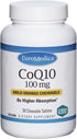 Euromedica CoQ10 Chewable, 100 mg for Energy, Antioxidant & Cognitive Health - 30 Tablets