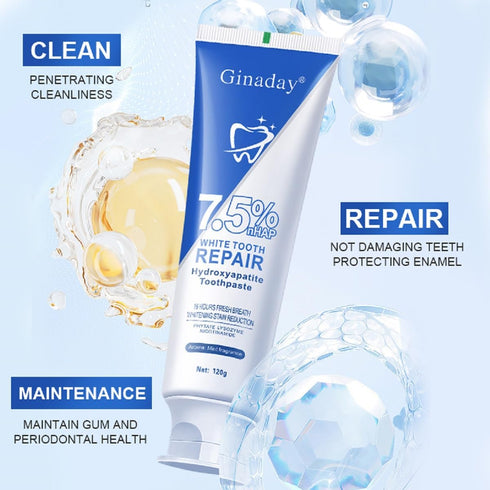 HuaQing (1) Hydroxyapatite Toothpastes, Effectively to Mineralizing Cleaning Remineralizing Gum Hydroxyapatite
