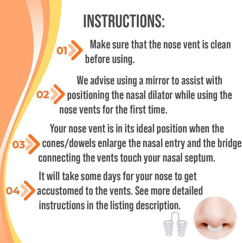 Nose Vent Sinus Relief Dilator (Pack of 12 Small Size) - Reusable Snoring Device for Peaceful Sleep by Mobi Lock