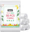 Teivio 5 Gallon Strong Trash Bags, 50 Counts - Clear Garbage Bags for Home Office Kitchen, Bathroom Trash Can Liners