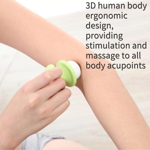 wofynovel Plant-Shaped Ball Massage Device, Acupoint Pressing, Relaxes Muscles and Promotes Blood Circulation, Relieves