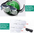 Magnifying Glass with LED Light - USB Rechargeable Head Magnifier Glasses for Crafts, 3 Replacement Lenses