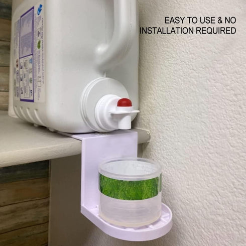 Osuner Laundry Detergent Holder, Detergent Cup Holder,Laundry Detergent Drip Catcher Tidy Tray Dispenser Organizer Drip