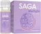 SAGA Organic Sleep Shots, Adaptogens & Mushrooms, Valerian Root, Reishi, & GABA, Lavender 2oz Shots (6-Pack)