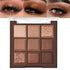 Neutral Nude Brown Eye Shadow Palette, Rose Gold Dark Brown Bronze Naked Cream Eyeshadow, Highly Pigmented Natural