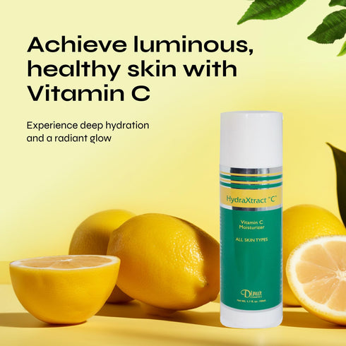 HydraXtract Vitamin C Moisturizer - Decreases Aging, Improves Skin Smoothness & Firmness, 1.7 oz