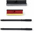ZOLKER 2Pcs 2-in-1 Window Squeegee with Long Handle, Window Cleaner Tool, Glass Door Cleaner, Multi-Use Car Windshield