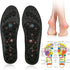 ZUIAI Slimming 41-43) Premium Orthopedic Magnetic Therapy Insoles Weight Loss Arch Support Shoes Pads for Men Women