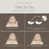 Project E Beauty 100pcs Disposable DIY Non-Woven Eye Mask Paper for Skincare & Spa Salon Use