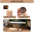 UaneXee 5 Pcs Wood Essential Oil Diffusers,Small Wood Fragrance DIffusers,Fragrance Retention,Wooden Aromatherapy Round