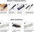 Multi-function Pink Portable Electric Women Facial Trimmer, Eyebrow Shaper Pen, Body Hair Remover