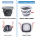 Collapsible Bucket, 5L 1.3 Gallon Small Cleaning Mop Bucket, Portable Plastic Foldable for Household, Camping