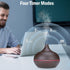 550ml Aroma Diffuser for Large Rooms, Ultra Quiet Essential Oil Diffuser with 7 Light Colors & Timer Setting