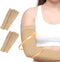 nofacesee 2 Pairs Compression Lymphedema Arm Sleeves for Women, 20-30 mmHg Graduated Compression