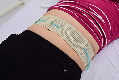 Catheter Fixation Device, Abdominal Dialysis Belt for Patient Drainage Tube, Medical Nursing (M(28"-39"))