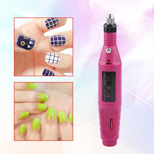 Nail Art Drill 1Pc Professional Electric Manicure Pedicure Drill Sander Pen for Nail Art Tool