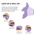 Eyeliner Stencils 4Pcs Reusable Silicone Eyeliner Aid Mascara Shield Eyeliner Eyelash Eyeshadow Lipstick Applicator Guide Tool Multifunctional Eye Makeup Tool Easy to Use (Purple)