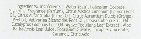 South Of France Lemon Verbena Foaming Hand Wash with Hydrating Organic Agave Nectar, 8 Oz