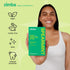 Zimba Spearmint Flavored Teeth Whitening Strips | Vegan, Enamel Safe Hydrogen Peroxide Whitener for Coffee, Wine,