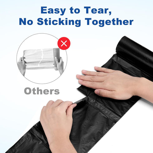 Store 30-33 0.9MIL,100 Count, 32"x38" Commercial, Gallon Trash Bags, Black Garbage Bags, Bolsas de Basura, Durable