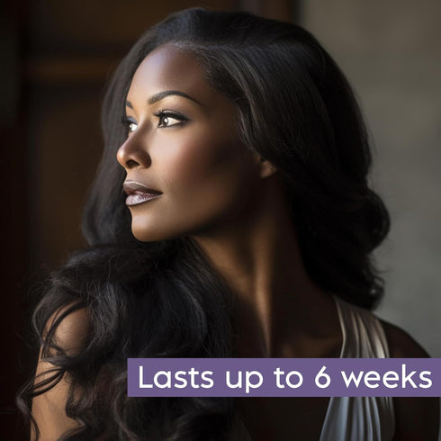 Just 5 Women's 5 Minute Permanent Hair Color, Jet Black, Grey Hair Coloring with Conditioner