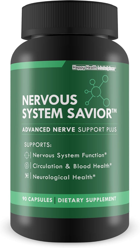 Nervous System Savior - Advanced Nerve Support - Our Best Nerve Support Supplement for Natural Nerve Health - Nerve