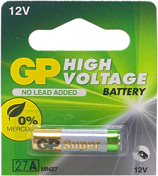 GP 27A Alkaline Battery 12V - Pack of 2