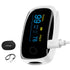 JDBBGJ Rechargeable Pulse Oximeter Fingertip Oxygen Monitor Fingertip with SpO2 Pulse Rate and