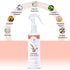 NaturAll Sea Moss & Chebe Curl Refresher Spray, 8.5 Oz, All Natural Hydrating Hair Mist for Curly Hair