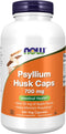 Psyllium Husk Caps 700 mg with 50 mg Apple Pectin, Intestinal Health*, NOW Supplements, 360 Veg Capsules