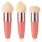 Sibba Makeup Sponge, 3 PCS Beauty Blender for Foundation, Concealer Blending, Mini Angled Brush Applicator (Rose Red)