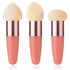 Sibba Makeup Sponge, 3 PCS Beauty Blender for Foundation, Concealer Blending, Mini Angled Brush Applicator (Rose Red)