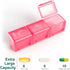 BUG HULL Weekly Pill Organizer - 3X a Day, Daily 7 Day Medicine Pill Organizer 3 Times a Day, Travel Pill Case