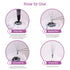 Teenitor 200 Pack Eyelashes Extension Volume Lashes Fan Blossom Cups, Glue Holder & Lash Organizer Tools